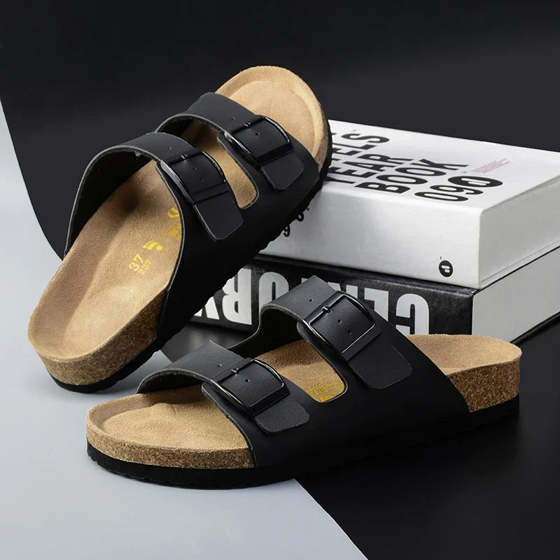 Summer sandals for Men - Solaro-Black-7-State of Style