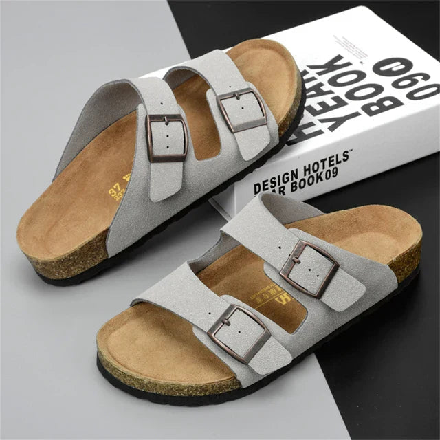 Summer sandals for Men - Solaro-Grey-7-State of Style