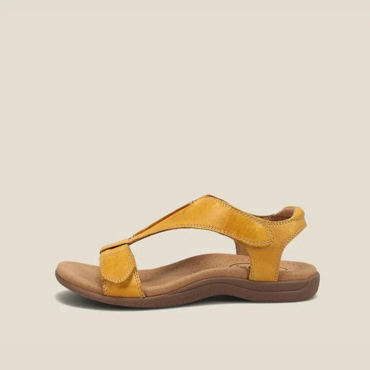 Summer sandals with Adjustable Fit - Solaro-Yellow-3-State of Style