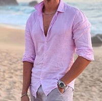 Summer shirt for men – Leonardo-Purple-S-State of Style