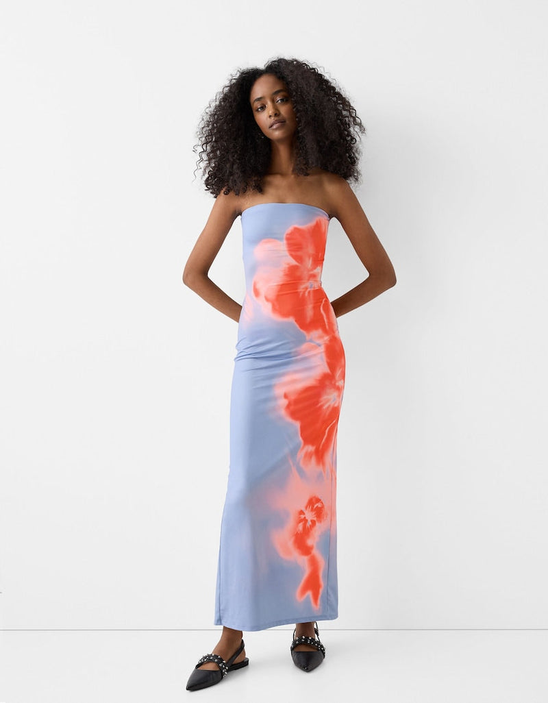 Summer Strapless Maxi Dress – Alina-S-State of Style