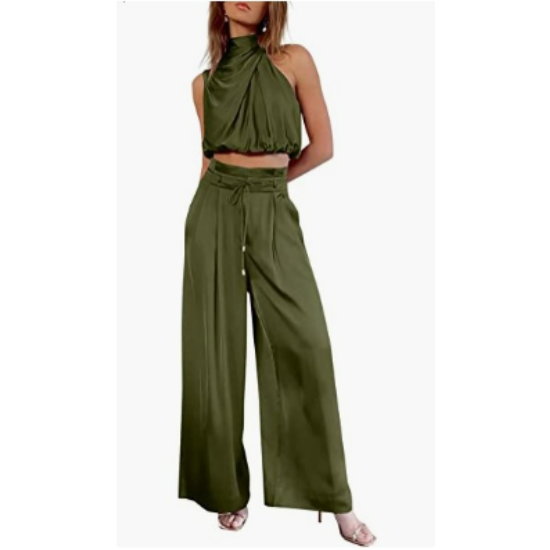 Summer Women's Jumpsuit – Yara-Dark green-XS-State of Style