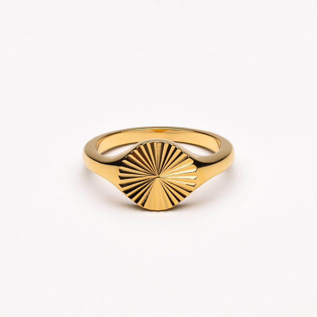 Sun Signet Ring - Solara-5-Gold-State of Style