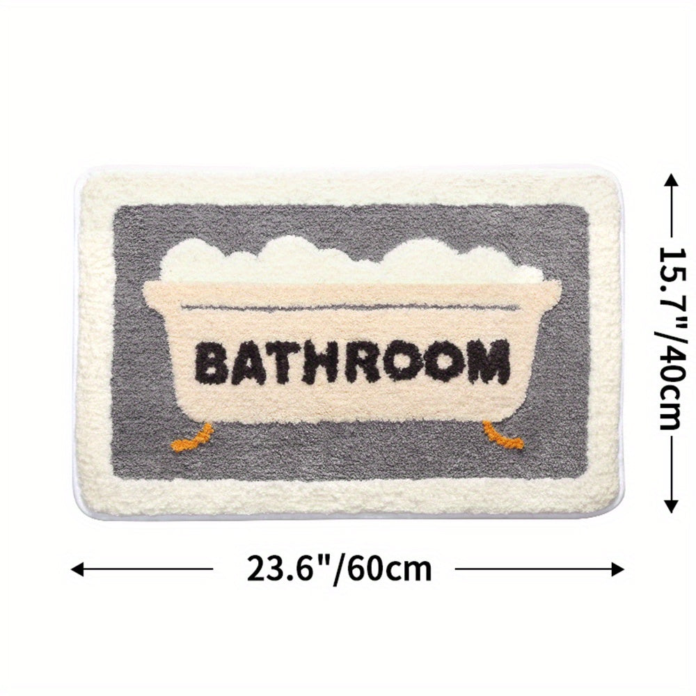 Super Absorbent Anti-Slip Bath Mat for Bathroom and Toilet - Milo-40cm x 60cm-Bath-State of Style