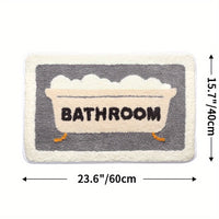 Super Absorbent Anti-Slip Bath Mat for Bathroom and Toilet - Milo-40cm x 60cm-Bath-State of Style