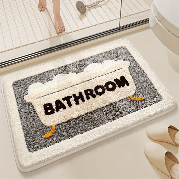 Super Absorbent Anti-Slip Bath Mat for Bathroom and Toilet - Milo-40cm x 60cm-Bath-State of Style