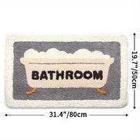 Super Absorbent Anti-Slip Bath Mat for Bathroom and Toilet - Milo-50cm x 80cm-Bath-State of Style