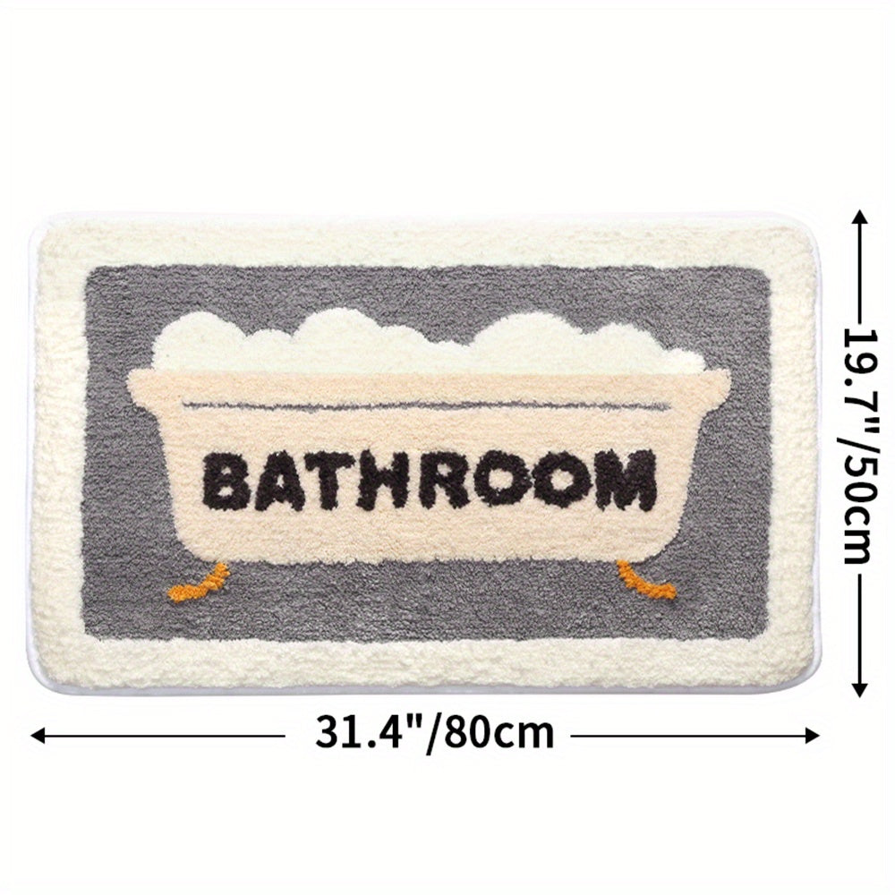 Super Absorbent Anti-Slip Mat for Bathroom and Toilet - Milo-Bath-40 x 60 cm-State of Style