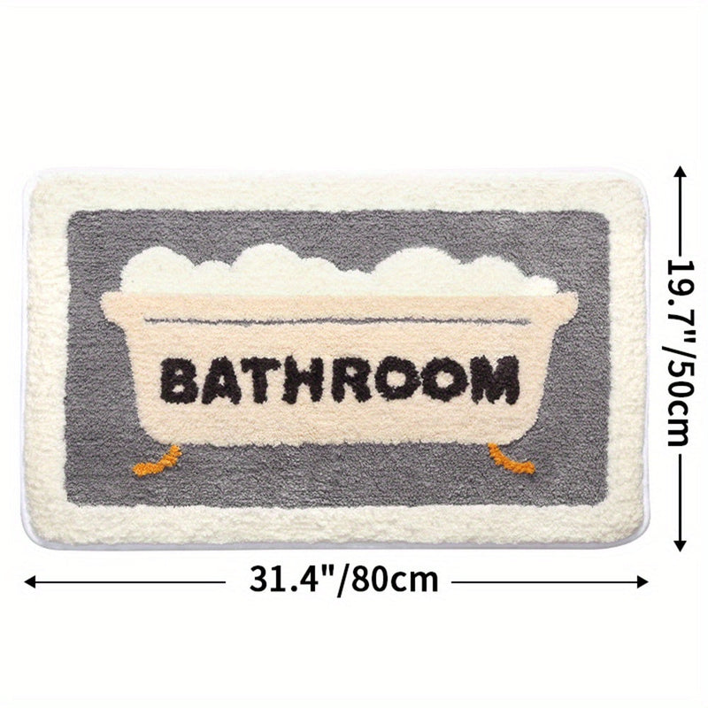 Super Absorbent Anti-Slip Mat for Bathroom and Toilet - Milo-Bath-40 x 60 cm-State of Style