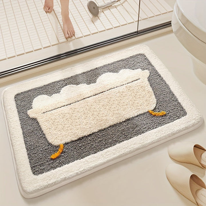 Super Absorbent Anti-Slip Mat for Bathroom and Toilet - Milo-Bath-40 x 60 cm-State of Style