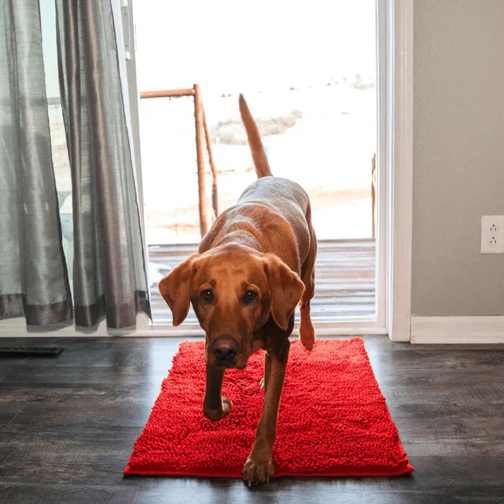 Super Absorbent Dog Mat – PawMat-Red-40 X 60 cm-State of Style