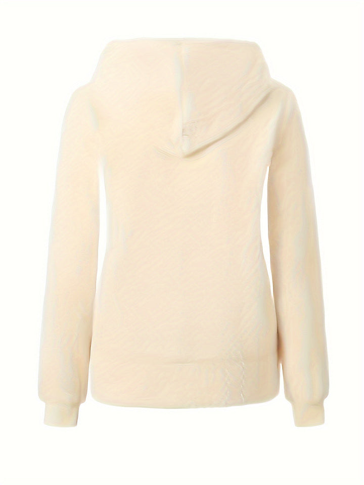 Super Comfy Ladies' Jacket with Warm Lining - Elise-White-S-State of Style