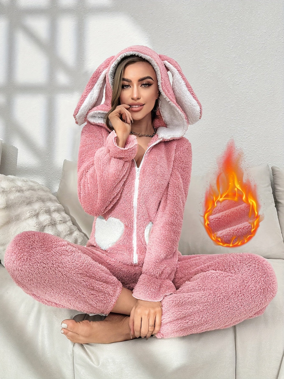 Super Cute Ladies Onesie - Emily-Pink-S-State of Style