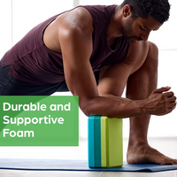 Support Yoga Block - Non-slip EVA Foam-Black-State of Style