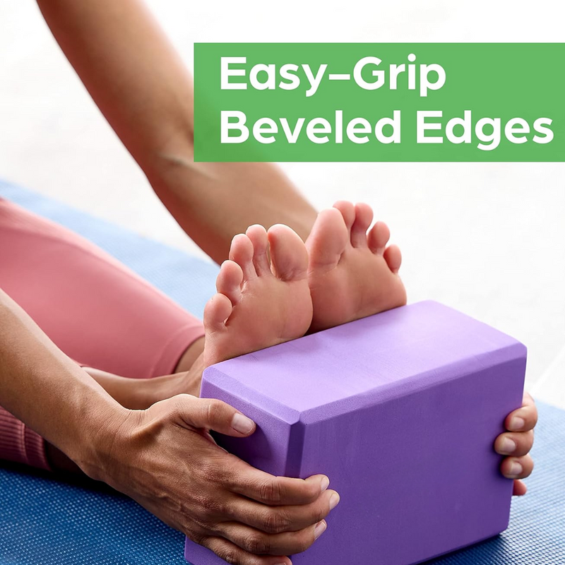 Support Yoga Block - Non-slip EVA Foam-Black-State of Style