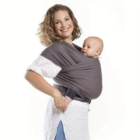 Supportive Baby Carrier - CuddleWrap-Light grey-State of Style