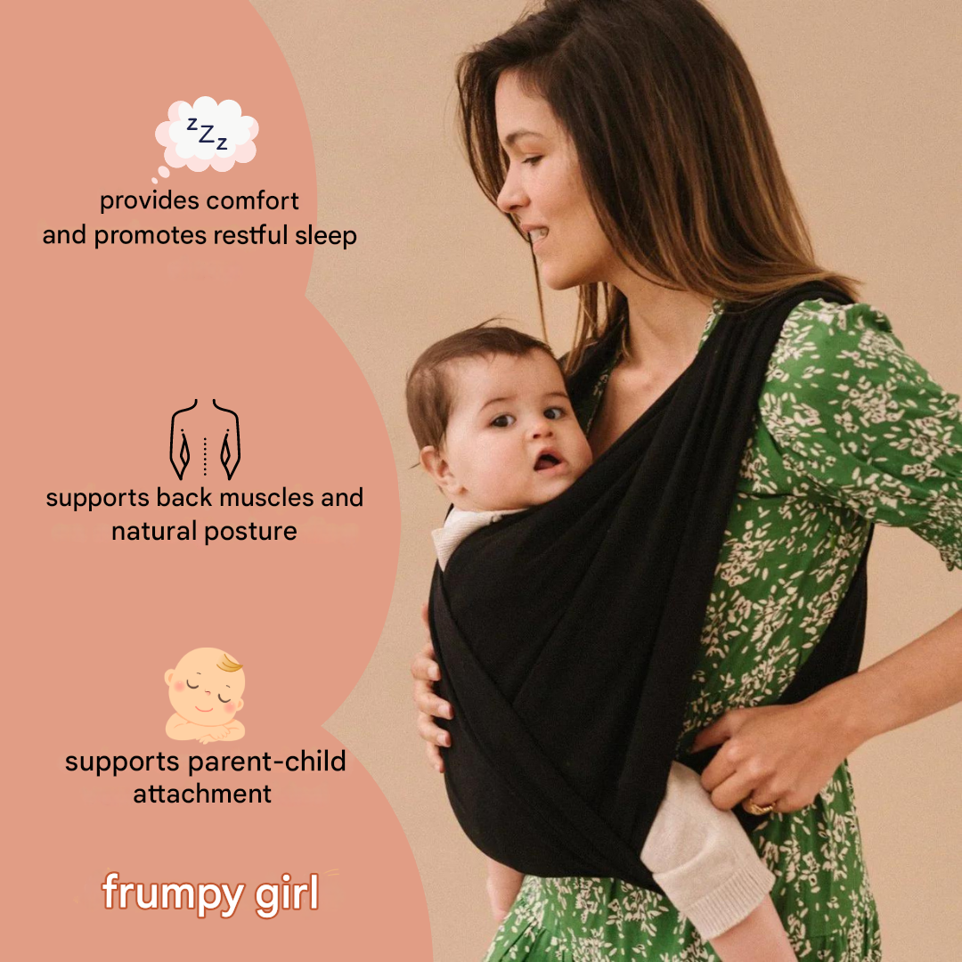 Supportive Baby Carrier - CuddleWrap-Light grey-State of Style