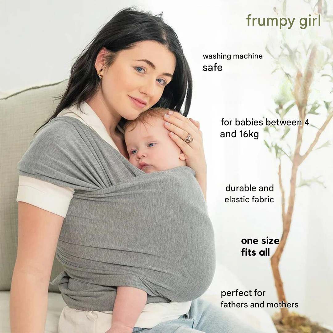 Supportive Baby Carrier - CuddleWrap-Light grey-State of Style