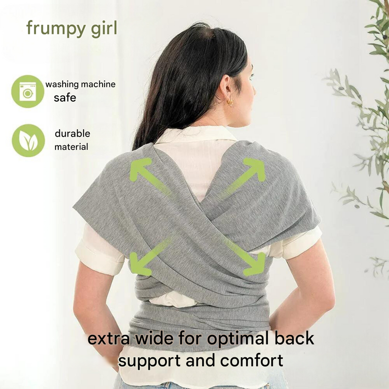 Supportive Baby Carrier - CuddleWrap-Light grey-State of Style