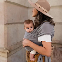Supportive Baby Carrier - CuddleWrap-Light grey-State of Style
