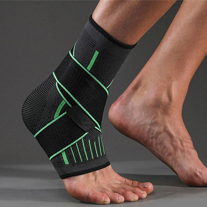 Supportive Compression Ankle Brace - FlexiFit-Green-M (1-4)-State of Style