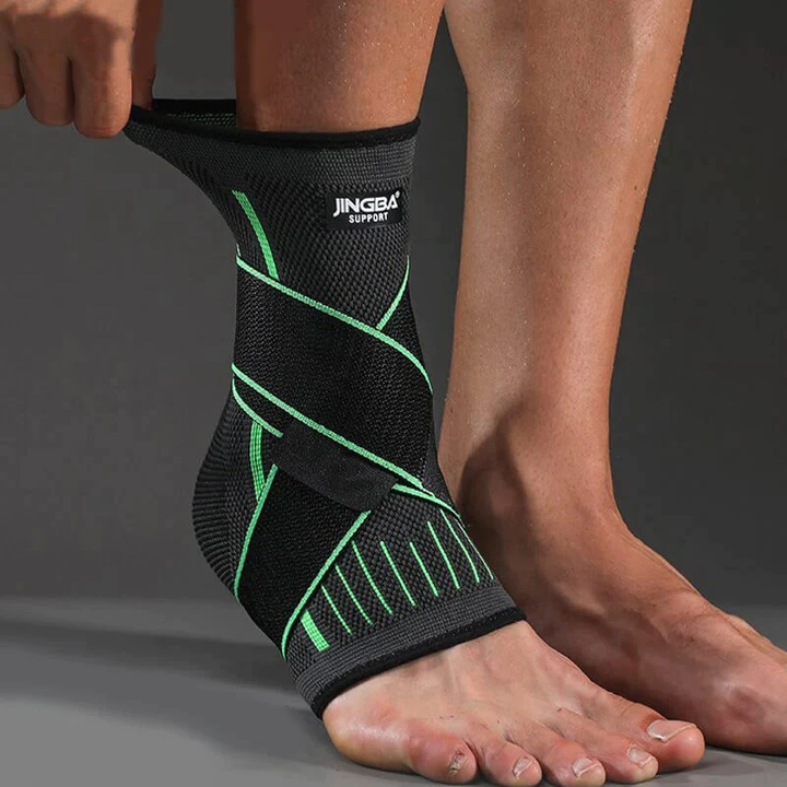 Supportive Compression Ankle Brace - FlexiFit-Green-M (Fits AU sizes 1-4)-State of Style