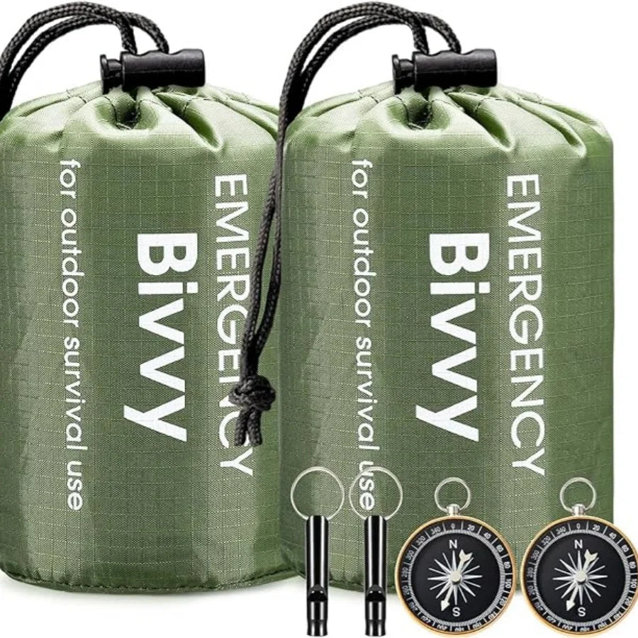 SurviveLite Waterproof Bivvy Bag-2-pack Green-State of Style
