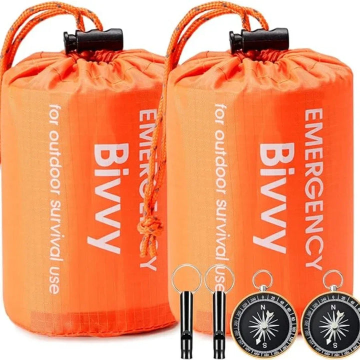 SurviveLite Waterproof Bivvy Bag-2-pack Orange-State of Style