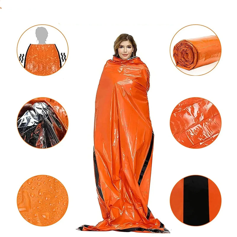 SurviveLite Waterproof Bivvy Bag-2-pack Orange-State of Style