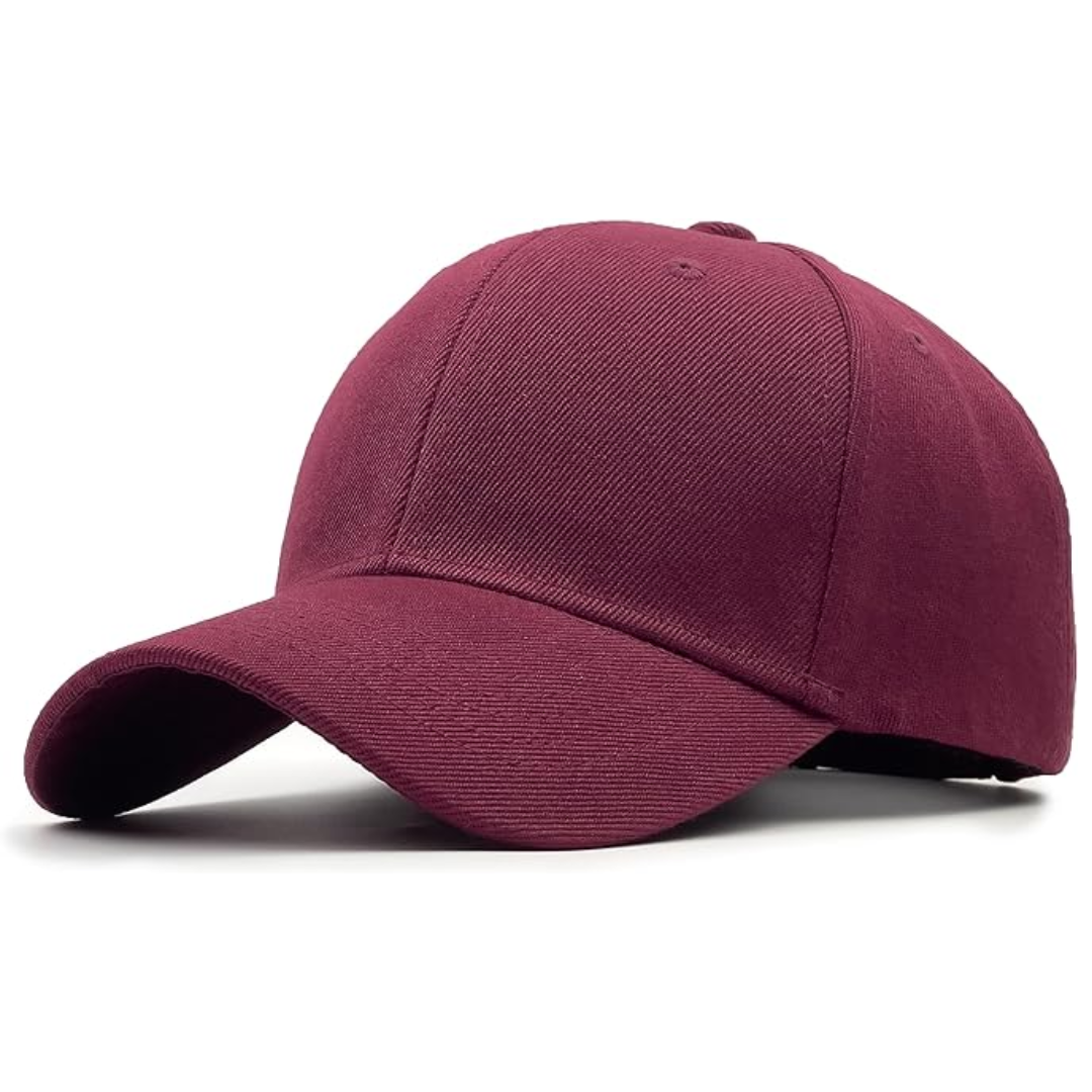 Sustainable Adjustable Performance Baseball Cap - Simon-Burgundy-State of Style