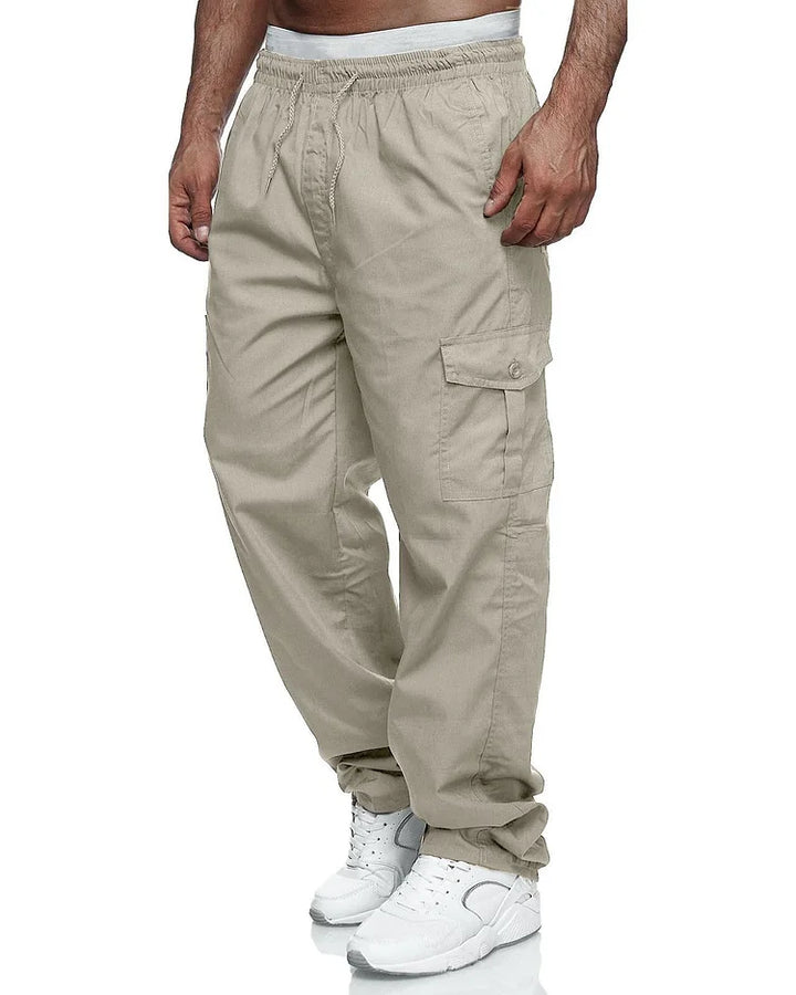 Sustainable and Comfortable Men's Trousers - Nolan-Beige-M-State of Style