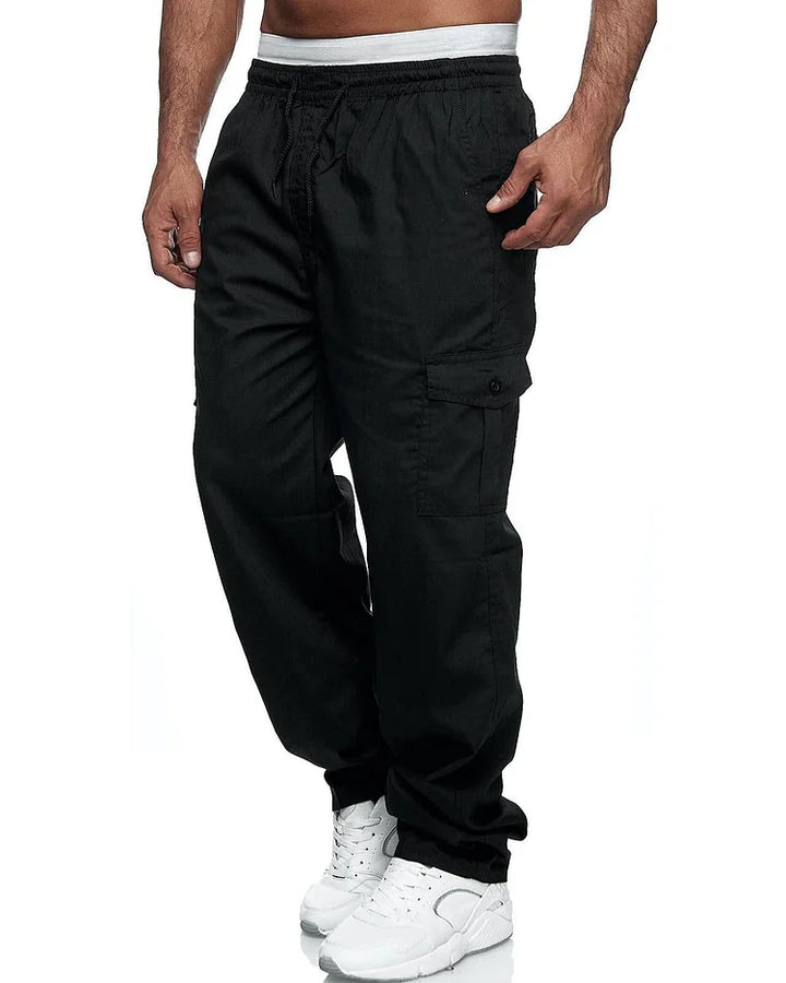 Sustainable and Comfortable Men's Trousers - Nolan-Black-M-State of Style