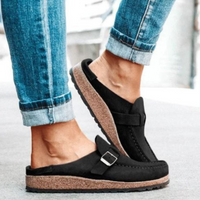 Sustainable comfort clogs in a retro style – Noelia-Black-3-State of Style
