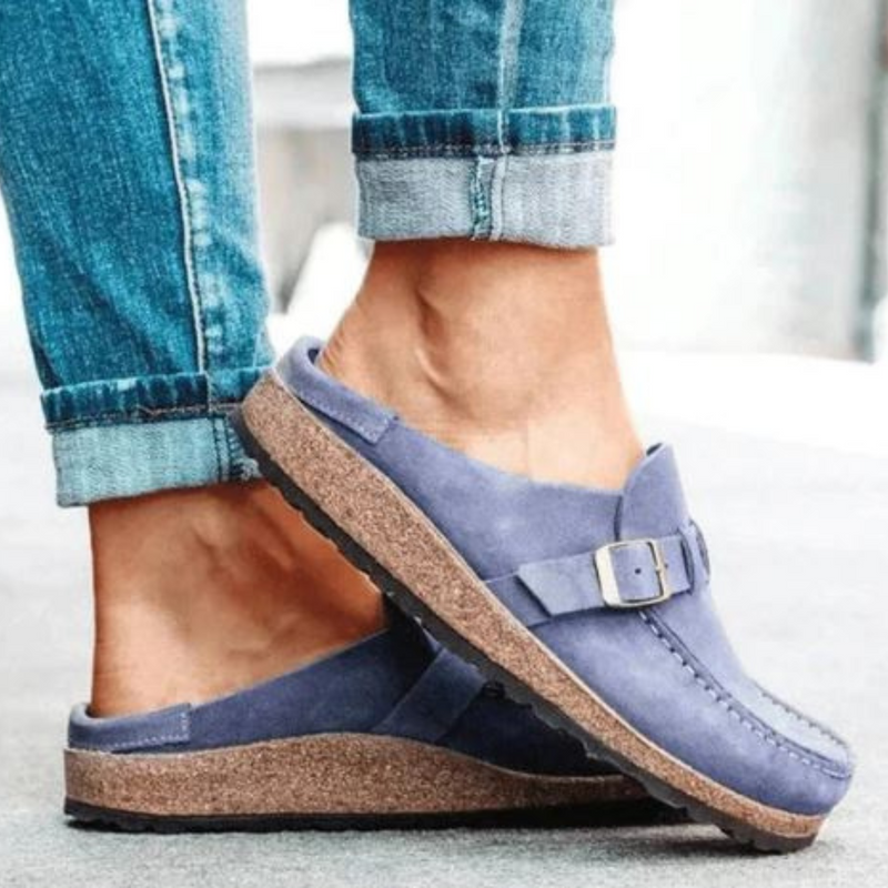 Sustainable comfort clogs in a retro style – Noelia-Purple-3-State of Style