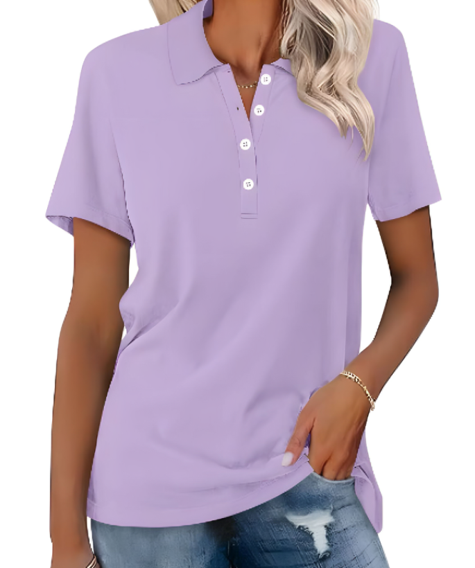 Sustainable Ladies Polo Shirt – Nova-Purple-S-State of Style