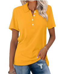 Sustainable Ladies Polo Shirt – Nova-Yellow-S-State of Style