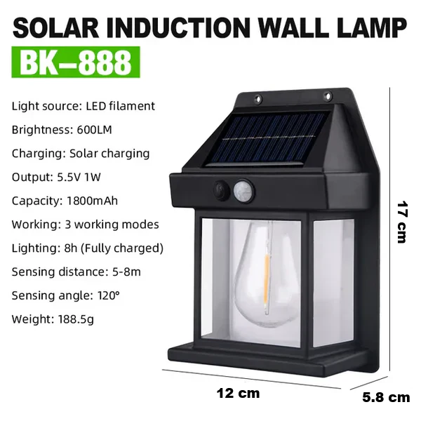 Sustainable Solar Wall Lamp - Solaris-White-State of Style