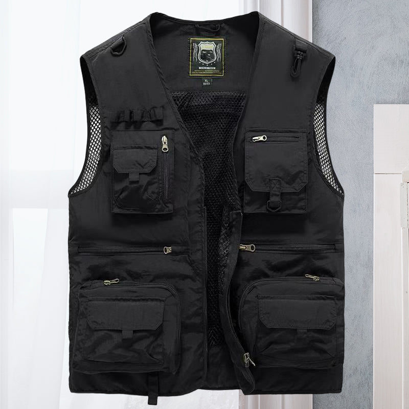 Sustainable Tactical Vest - ActionGuard-Black-S-State of Style