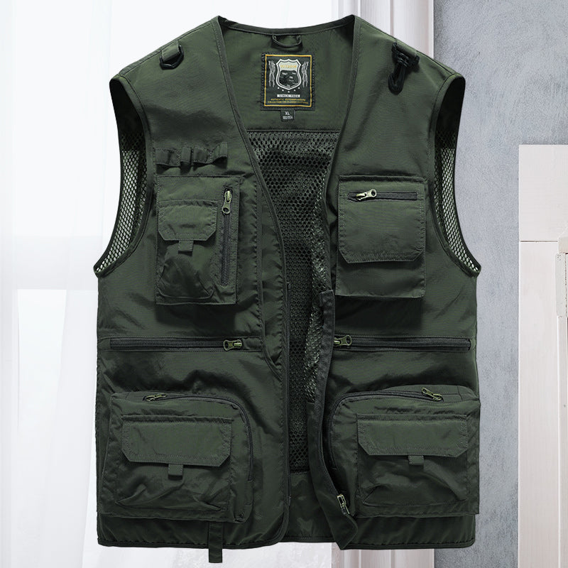 Sustainable Tactical Vest - ActionGuard-Olive green-S-State of Style