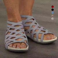 Sweat-absorbing comfort sandals for women – Lorena-Bright leopard print-3-State of Style