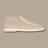 Sweden Loafers - LuxeStride SpringFlair-Suede - Beige-5.0-State of Style