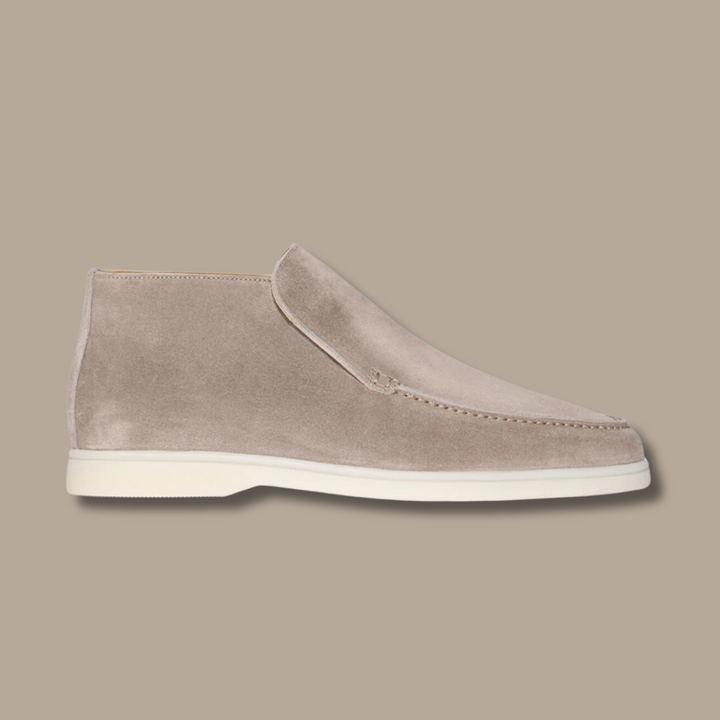 Sweden Loafers - LuxeStride SpringFlair-Suede - Beige-5.0-State of Style