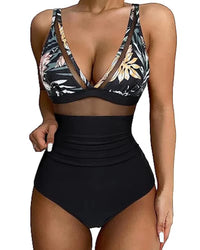 Swimsuit with Adjustable Straps and Flattering Fit – Leona-Flowers-XS-State of Style