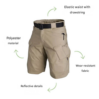 Tactical Cargo Shorts - Atlas-Light Brown-S-State of Style