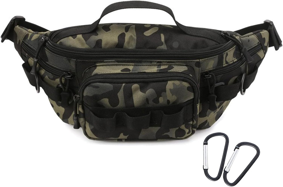 Tactical Waist Pack with Molle System and Multi-Pockets