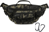 Tactical Waist Pack with Molle System and Multi-Pockets