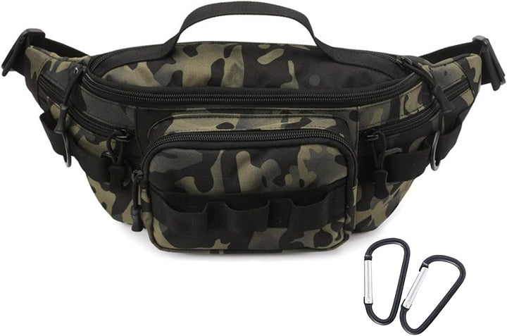 Tactical Waist Pack with Molle System and Multi-Pockets