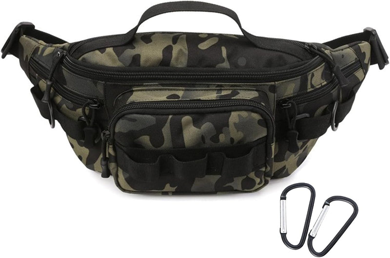 Tactical Waist Pack with Molle System and Multi-Pockets