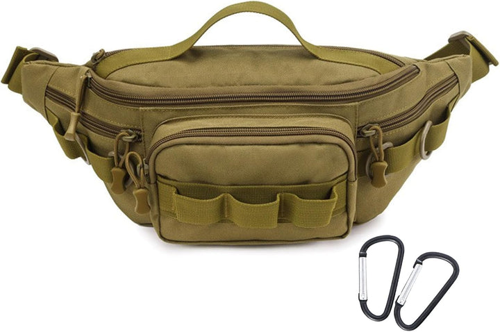 Tactical Waist Pack with Molle System and Multi-Pockets