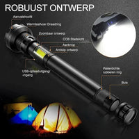 Tactical Flashlight - LumenTact-Excludes Battery-Basic Version (50.000 LUMEN)-State of Style